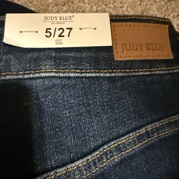 Judy Blue Tummy Control Dark Blue Skinny  Jeans NWT - Picture 5 of 7